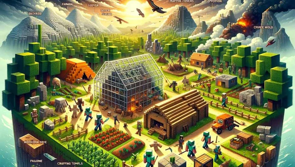 Budowa w grze Minecraft